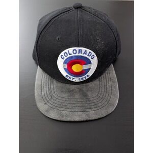 Colorado Black And Gray Big Bear Adjustable Hat Snapback Baseball Cap